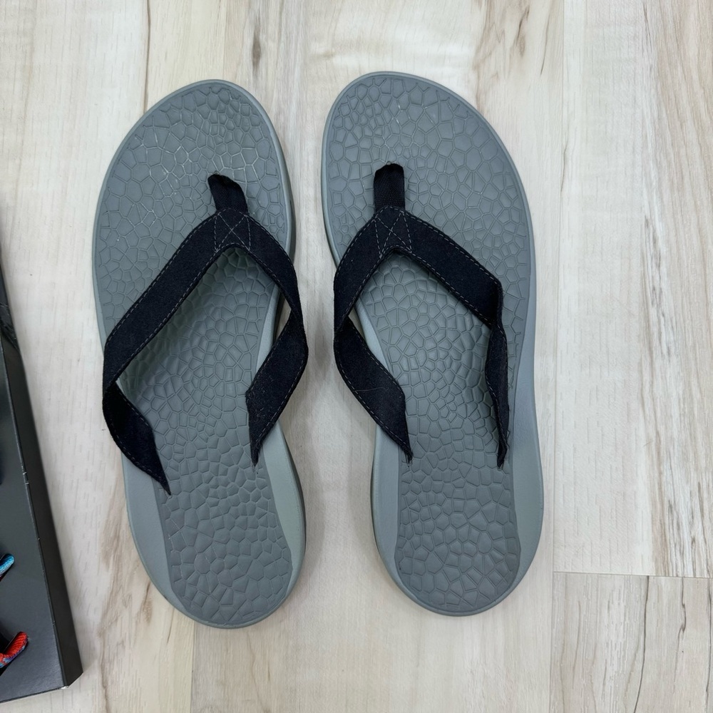 Chaco Flip Flops Reversiflip Black with interchangeable straps Sz women’s 9 - Picture 2 of 5